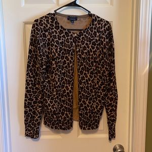 Leopard Cardi